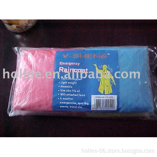 disposable emergency one-time poncho